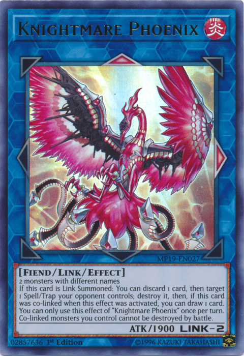 Knightmare Phoenix [MP19-EN027] Ultra Rare | Mega City Incorporated