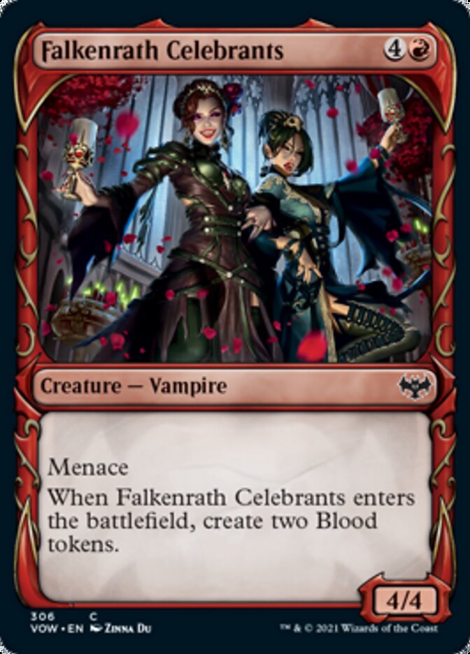 Falkenrath Celebrants (Showcase Fang Frame) [Innistrad: Crimson Vow] | Mega City Incorporated