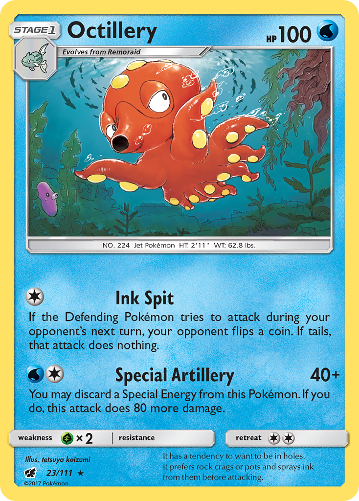 Octillery (23/111) [Sun & Moon: Crimson Invasion] | Mega City Incorporated