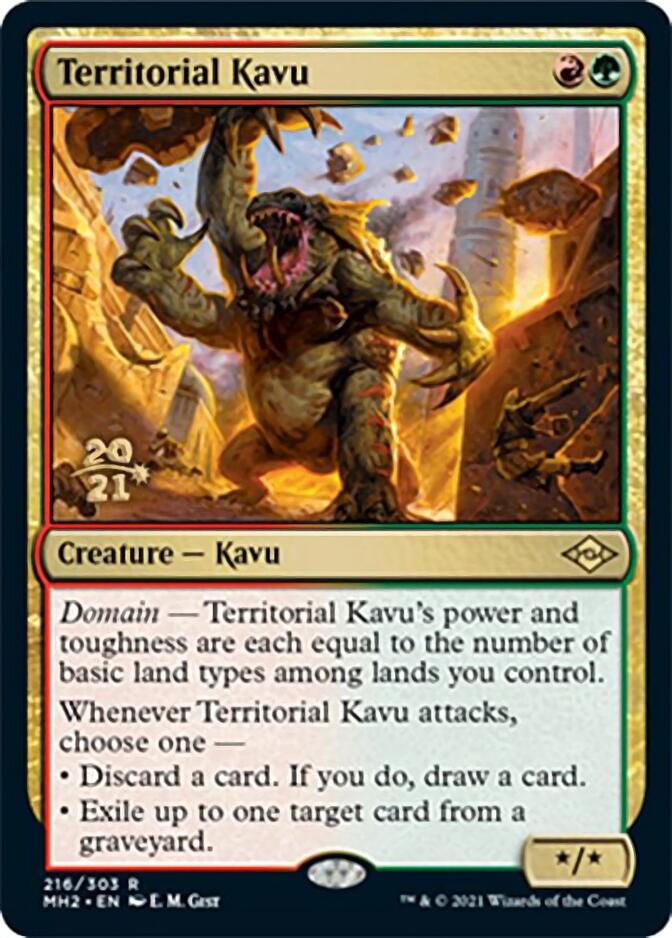 Territorial Kavu [Modern Horizons 2 Prerelease Promos] | Mega City Incorporated