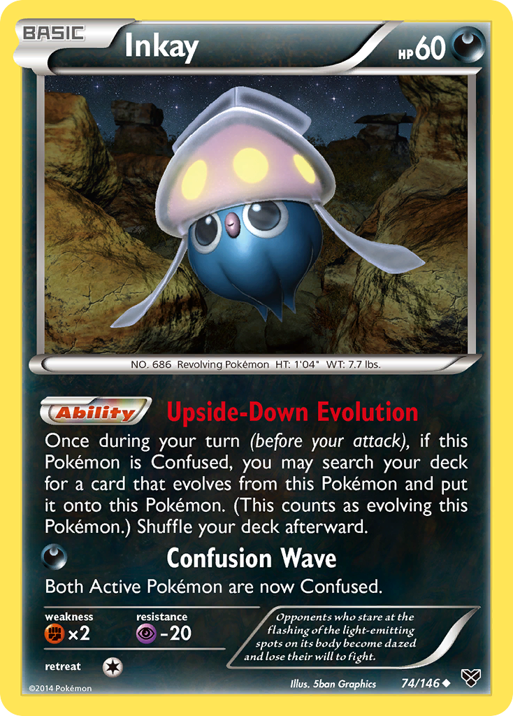 Inkay (74/146) [XY: Base Set] | Mega City Incorporated