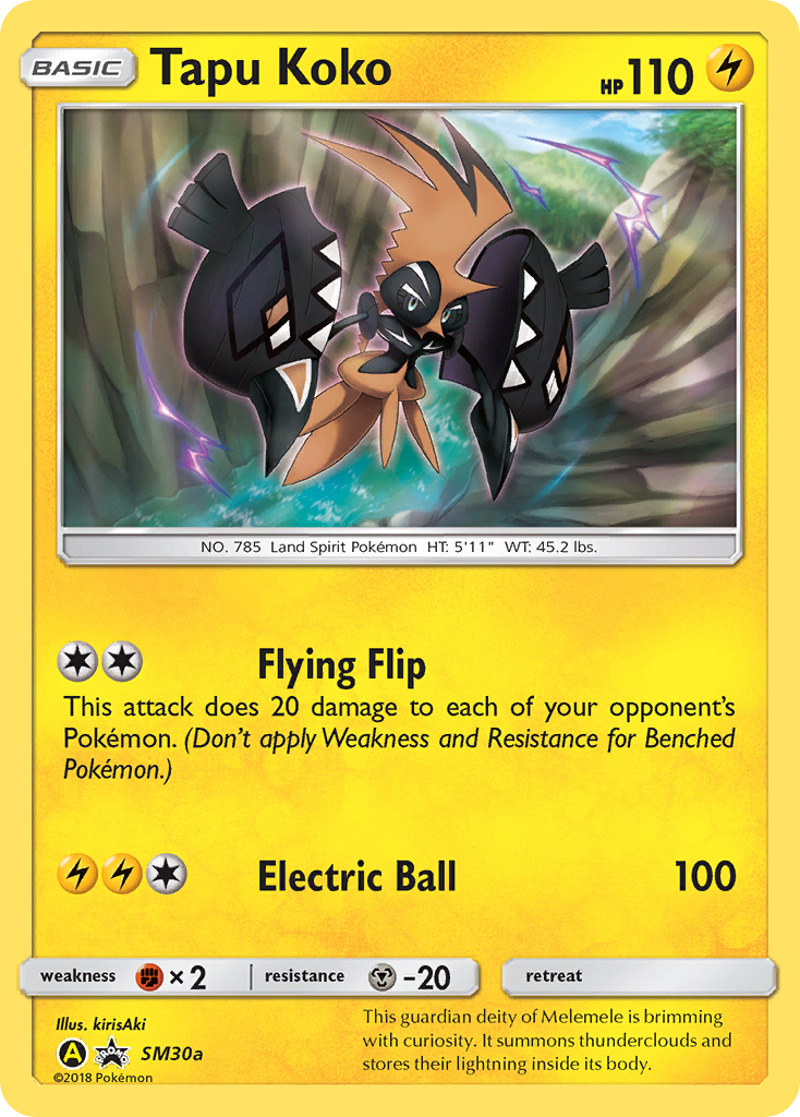 Tapu Koko (SM30a) [Sun & Moon: Black Star Promos] | Mega City Incorporated