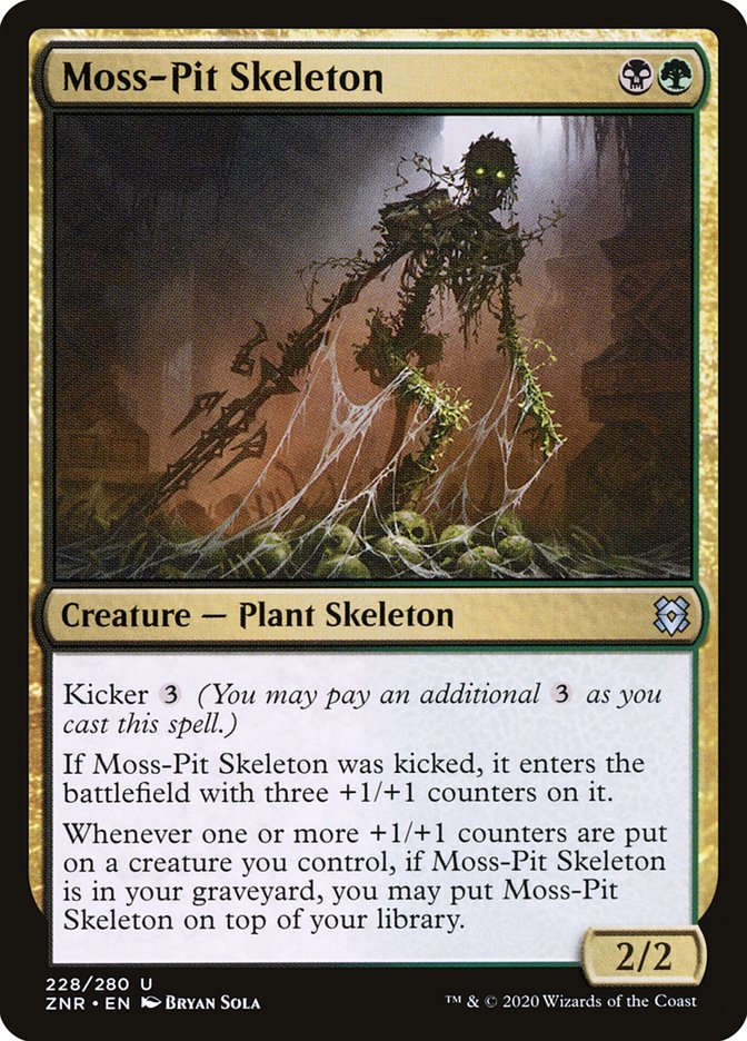 Moss-Pit Skeleton [Zendikar Rising] | Mega City Incorporated