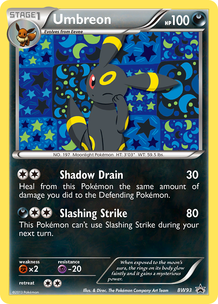 Umbreon (BW93) [Black & White: Black Star Promos] | Mega City Incorporated