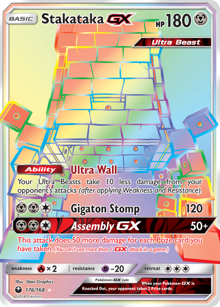 Stakataka GX (176/168) [Sun & Moon: Celestial Storm] | Mega City Incorporated