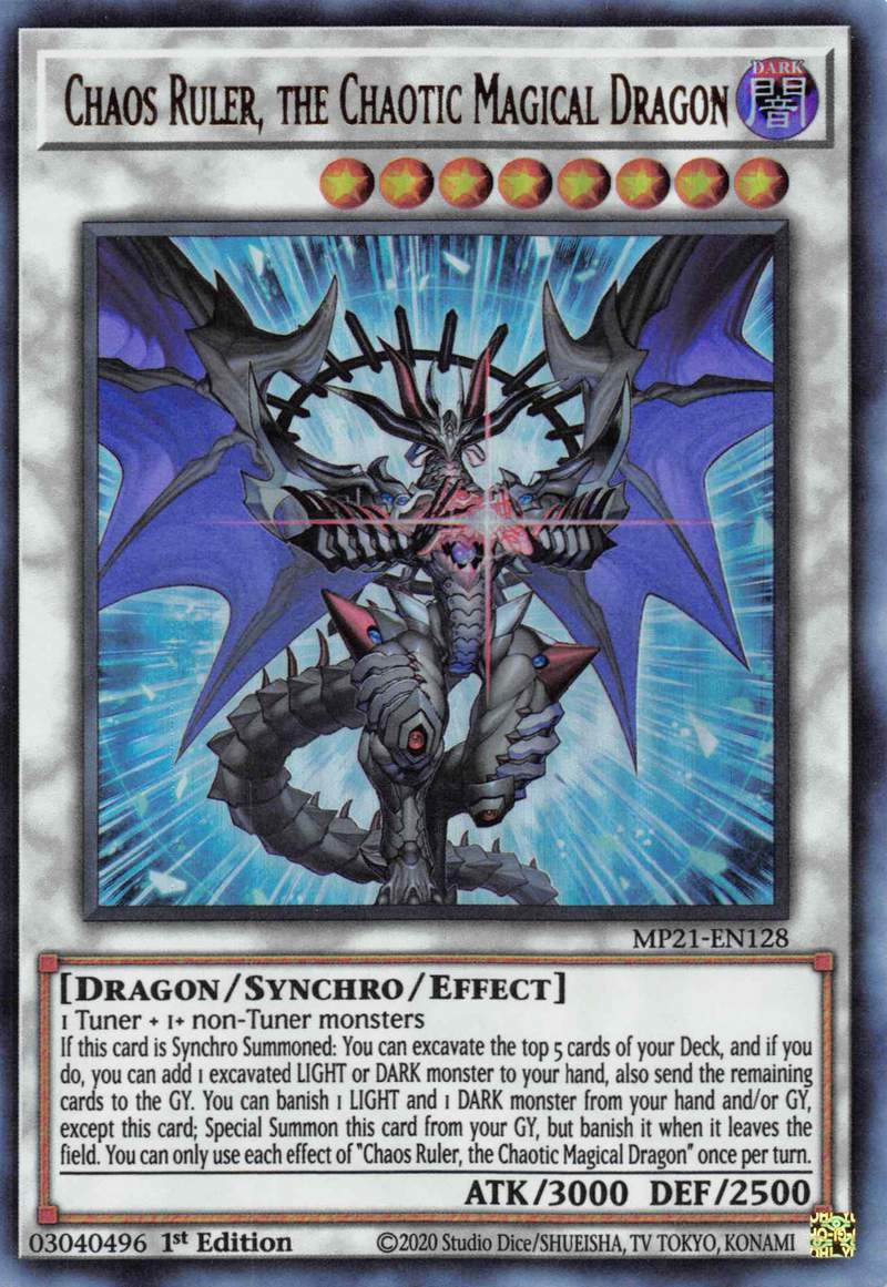 Chaos Ruler, the Chaotic Magical Dragon [MP21-EN128] Ultra Rare | Mega City Incorporated