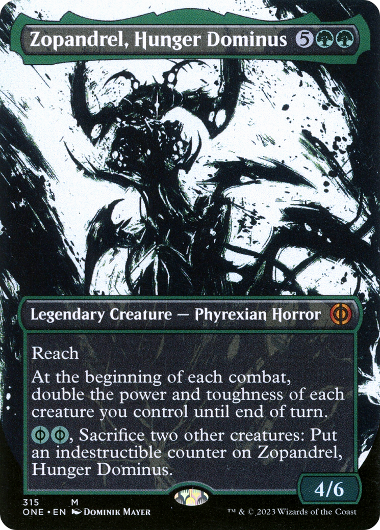 Zopandrel, Hunger Dominus (Borderless Ichor) [Phyrexia: All Will Be One] | Mega City Incorporated