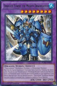 Dinoster Power, the Mighty Dracoslayer [BOSH-EN046] Rare | Mega City Incorporated