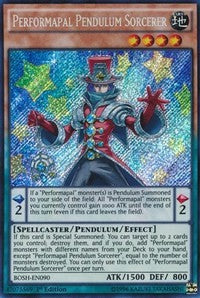 Performapal Pendulum Sorcerer [BOSH-EN090] Secret Rare | Mega City Incorporated