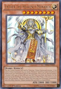 Ehther the Heavenly Monarch [SR01-EN000] Ultra Rare | Mega City Incorporated