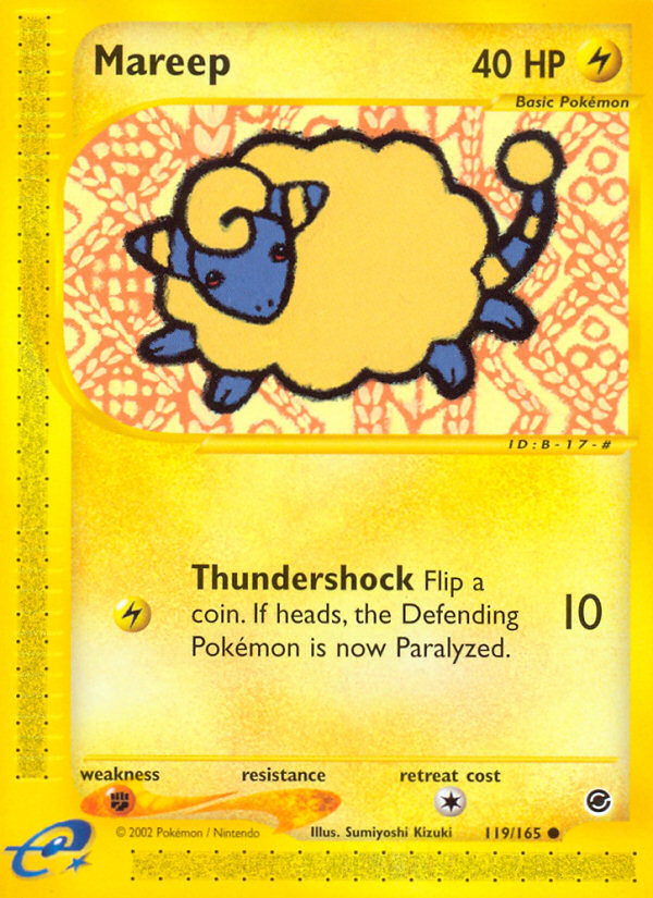 Mareep (119/165) [Expedition: Base Set] | Mega City Incorporated