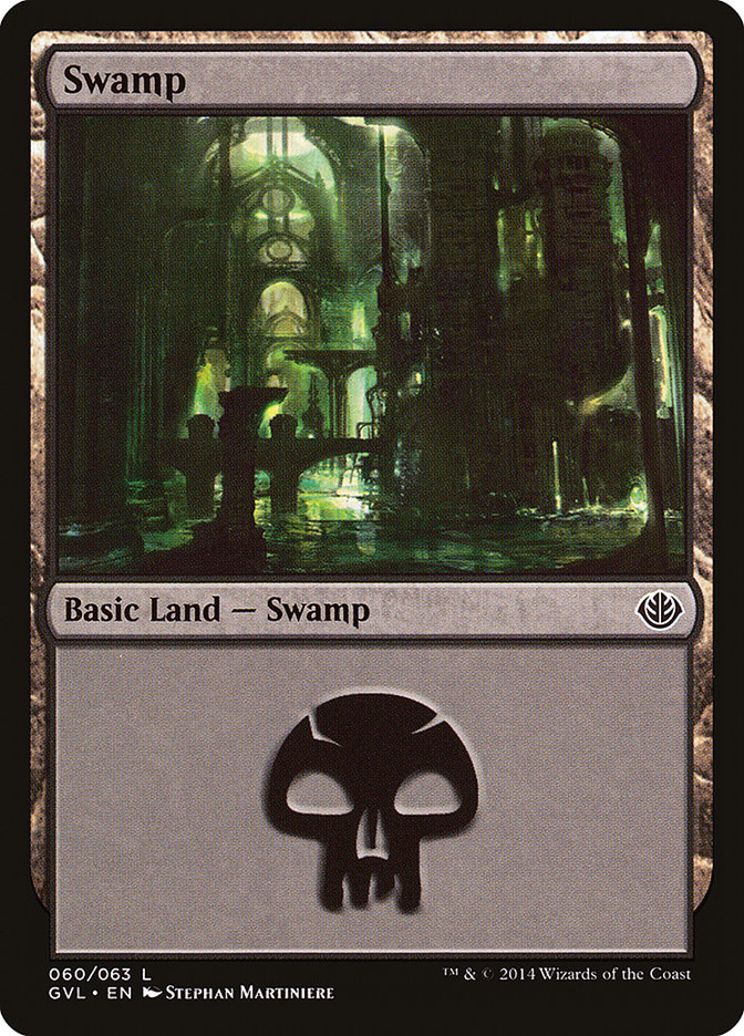 Swamp (60) (Garruk vs. Liliana) [Duel Decks Anthology] | Mega City Incorporated