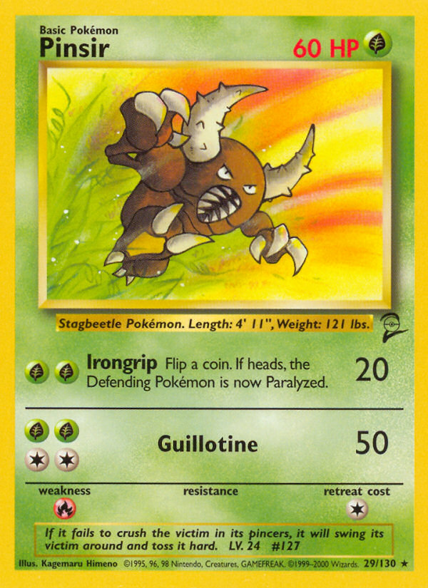 Pinsir (29/130) [Base Set 2] | Mega City Incorporated