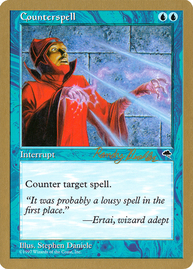 Counterspell (Randy Buehler) [World Championship Decks 1998] | Mega City Incorporated