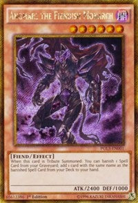 Angmarl the Fiendish Monarch [PGL3-EN001] Gold Secret Rare | Mega City Incorporated