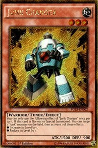 Junk Changer [PGL3-EN002] Gold Secret Rare | Mega City Incorporated