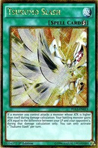 Tsukumo Slash [PGL3-EN013] Gold Secret Rare | Mega City Incorporated