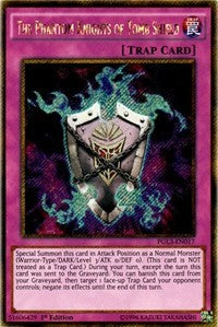 The Phantom Knights of Tomb Shield [PGL3-EN017] Gold Secret Rare | Mega City Incorporated