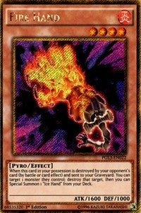 Fire Hand [PGL3-EN022] Gold Secret Rare | Mega City Incorporated