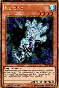 Ice Hand [PGL3-EN023] Gold Secret Rare | Mega City Incorporated