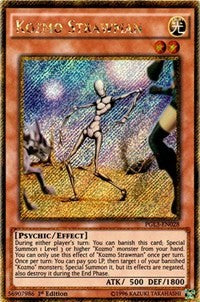 Kozmo Strawman [PGL3-EN028] Gold Secret Rare | Mega City Incorporated