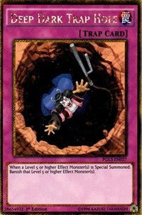 Deep Dark Trap Hole [PGL3-EN037] Gold Secret Rare | Mega City Incorporated