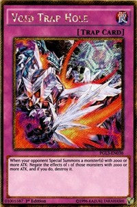 Void Trap Hole [PGL3-EN038] Gold Secret Rare | Mega City Incorporated