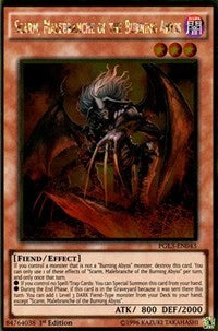 Scarm, Malebranche of the Burning Abyss [PGL3-EN043] Gold Rare | Mega City Incorporated