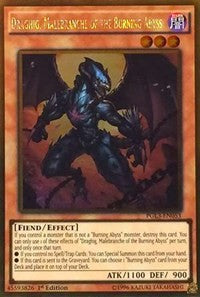 Draghig, Malebranche of the Burning Abyss [PGL3-EN053] Gold Rare | Mega City Incorporated