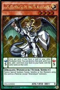 Luster Pendulum, the Dracoslayer [PGL3-EN055] Gold Rare | Mega City Incorporated