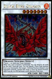 Black Rose Dragon [PGL3-EN059] Gold Rare | Mega City Incorporated