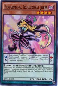 Performapal Skullcrobat Joker [OP01-EN007] Super Rare | Mega City Incorporated