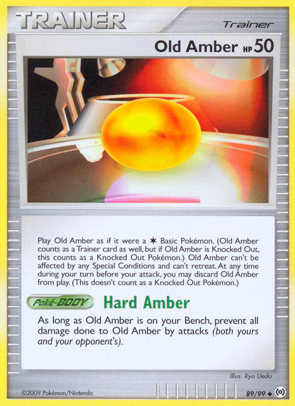 Old Amber (89/99) [Platinum: Arceus] | Mega City Incorporated