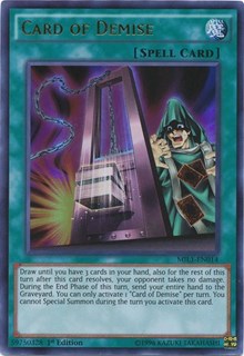 Card of Demise [MIL1-EN014] Ultra Rare | Mega City Incorporated