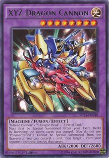 XYZ-Dragon Cannon [MIL1-EN040] Rare | Mega City Incorporated