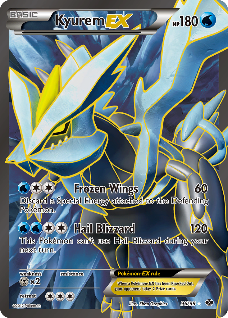 Kyurem EX (96/99) [Black & White: Next Destinies] | Mega City Incorporated