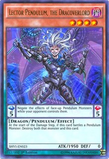 Lector Pendulum, the Dracoverlord [SHVI-EN023] Ultra Rare | Mega City Incorporated