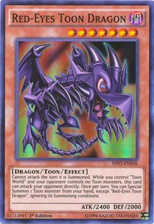 Red-Eyes Toon Dragon [SHVI-EN036] Super Rare | Mega City Incorporated