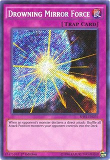 Drowning Mirror Force [SHVI-EN075] Secret Rare | Mega City Incorporated