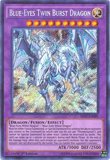 Blue-Eyes Twin Burst Dragon [SHVI-EN099] Secret Rare | Mega City Incorporated