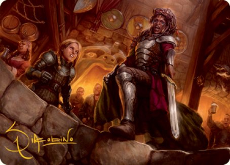 Veteran Dungeoneer Art Card (Gold-Stamped Signature) [Dungeons & Dragons: Adventures in the Forgotten Realms Art Series] | Mega City Incorporated