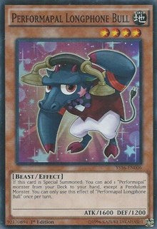 Performapal Longphone Bull [YS16-EN006] Super Rare | Mega City Incorporated