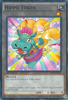 Hippo Token (Blue) [YS16-ENT03] Common | Mega City Incorporated