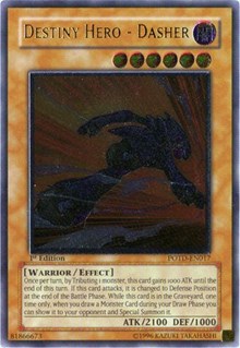 Destiny HERO - Dasher (UTR) [POTD-EN017] Ultimate Rare | Mega City Incorporated