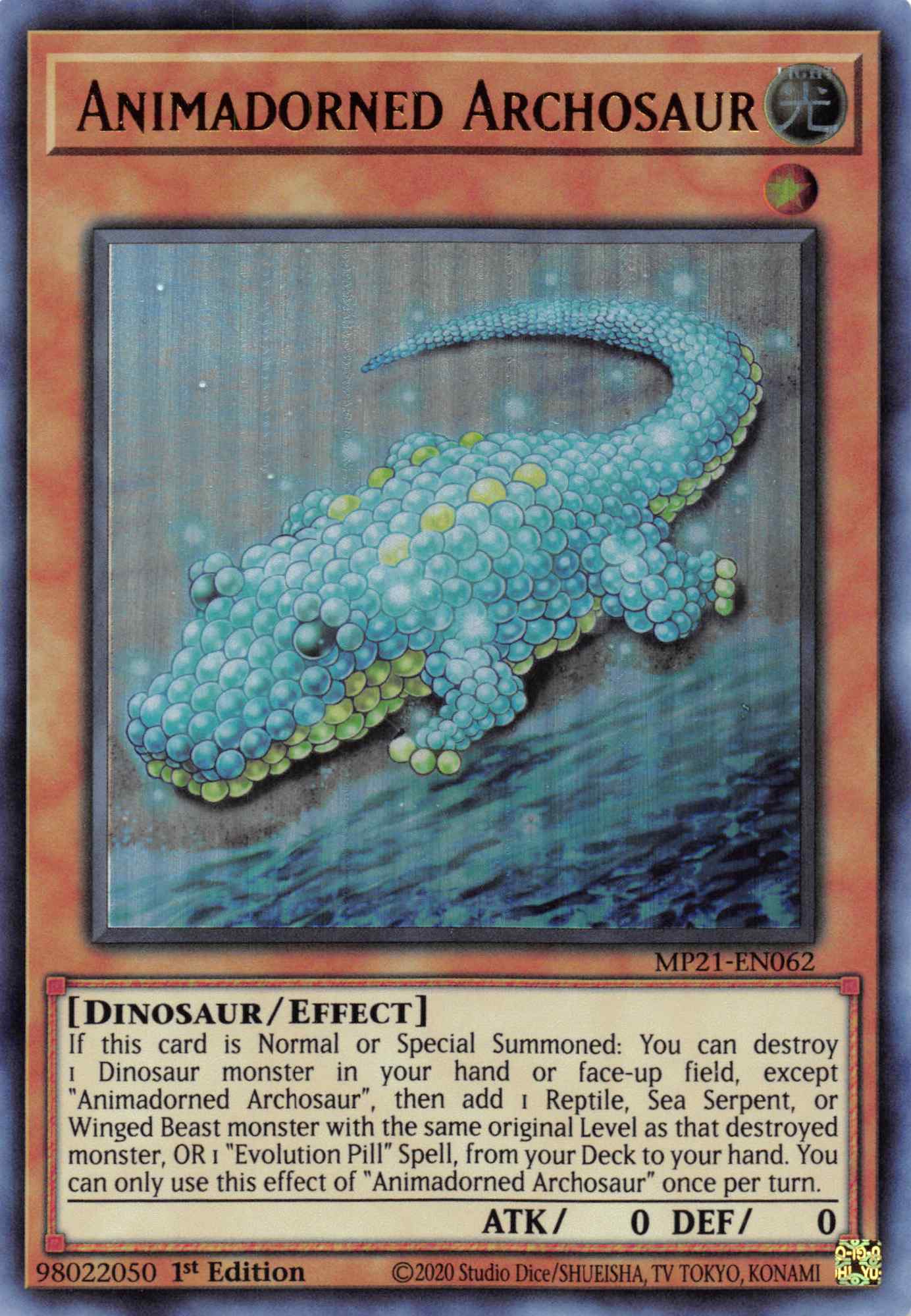 Animadorned Archosaur [MP21-EN062] Ultra Rare | Mega City Incorporated