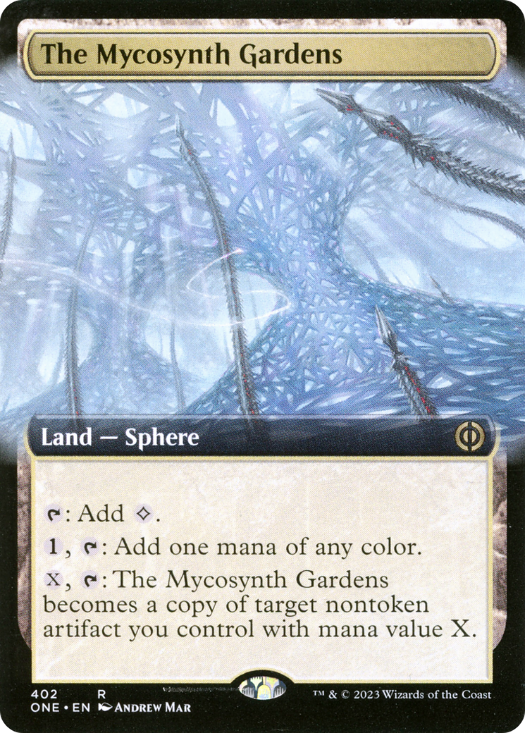 The Mycosynth Gardens (Extended Art) [Phyrexia: All Will Be One] | Mega City Incorporated