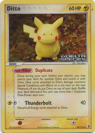 Ditto (39/113) (Stamped) [EX: Delta Species] | Mega City Incorporated