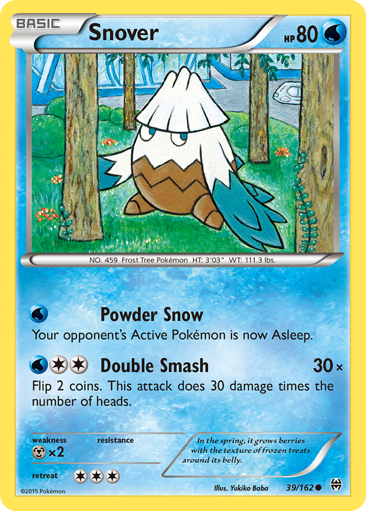 Snover (39/162) [XY: BREAKthrough] | Mega City Incorporated