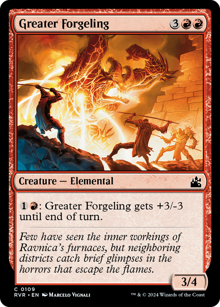 Greater Forgeling [Ravnica Remastered] | Mega City Incorporated