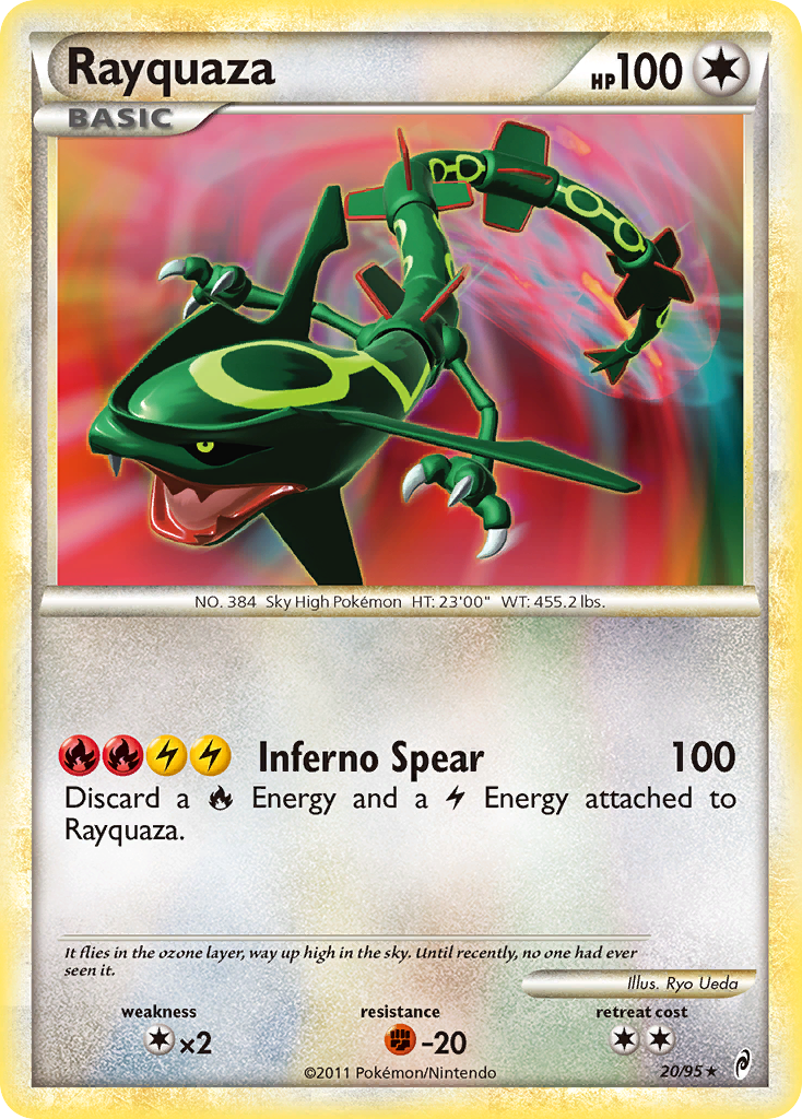 Rayquaza (20/95) [HeartGold & SoulSilver: Call of Legends] | Mega City Incorporated